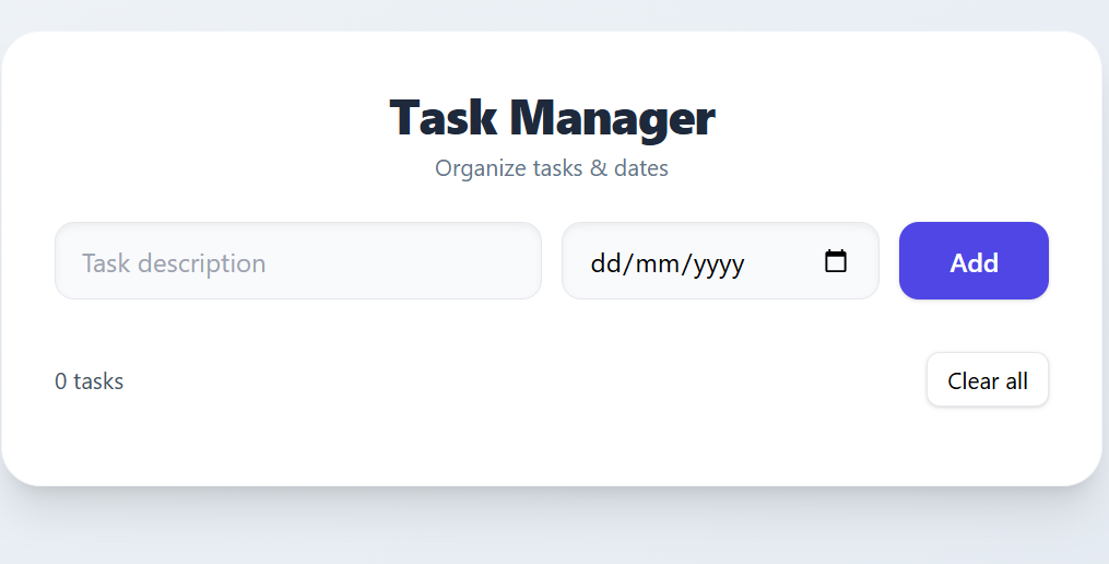 Task Manager Screenshot